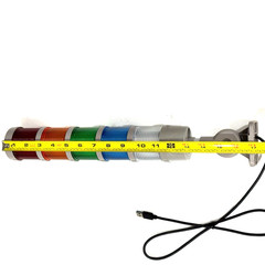 5-Stack USB LED Andon Tower Signal Light indicator Buzzer 5VDC Industrial Warn