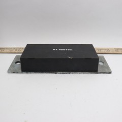 AT Tipper Pad 9-3/8″ x 3-1/8″ Steel Plate 6-5/8″ x 3″ x 1-1/4″ Black Rubber