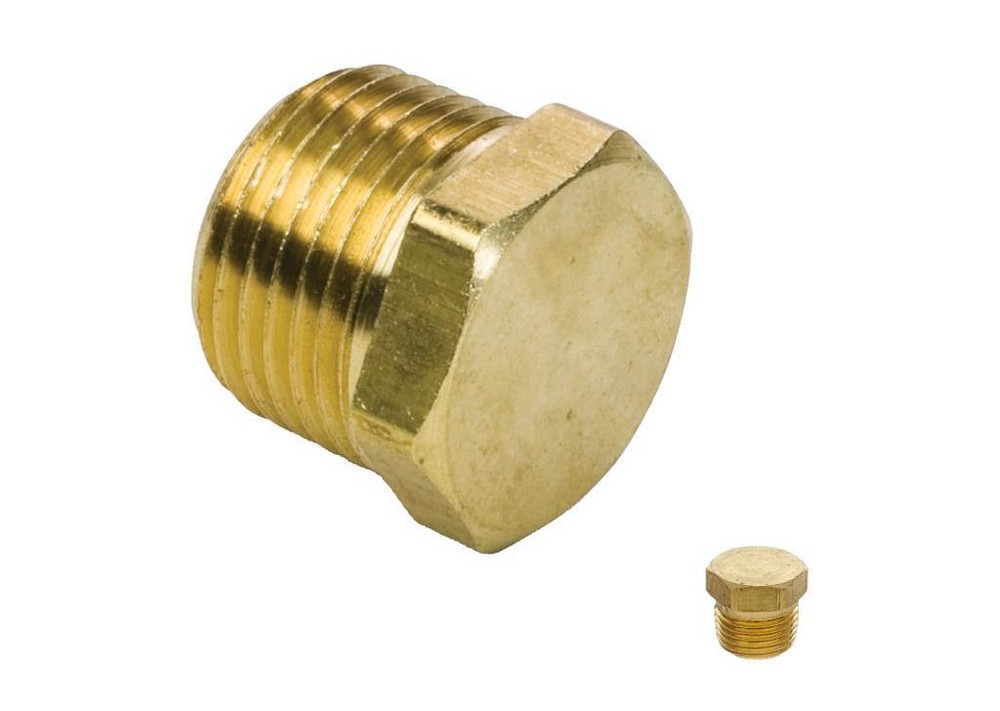 3/8″ NPT Male Brass Hex Head Plug