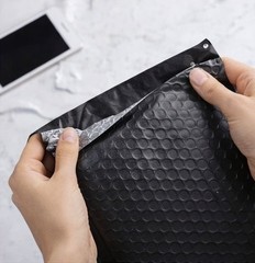 100 #0 6×10 Black Poly Bubble Padded Envelopes Mailers Shipping Case 6″x10″