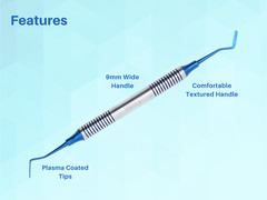 Dental Plastic Instrument Double Ended Flat Carver Composite Filling ARTMAN