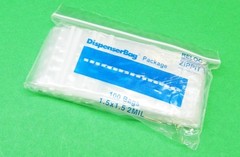100 Reloc Zippit Bags 1-1/2″X1-1/2″ Clear Poly Baggies 1.5×1.5 Bag Reclosable