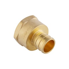 30 PCS Barb PEX 3/4″ x 3/4″ Female NPT Thread Adapter Crimp Fitting (Lead Free)