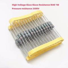 High Voltage Glass Glaze Resistance RI40 1W 330K430K680K750K1M2M5M10M12M15M20M22