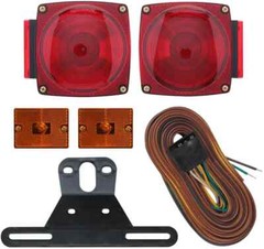 Optronics TL27BK Red Combination Boat trailer Tail Light Kit NEW