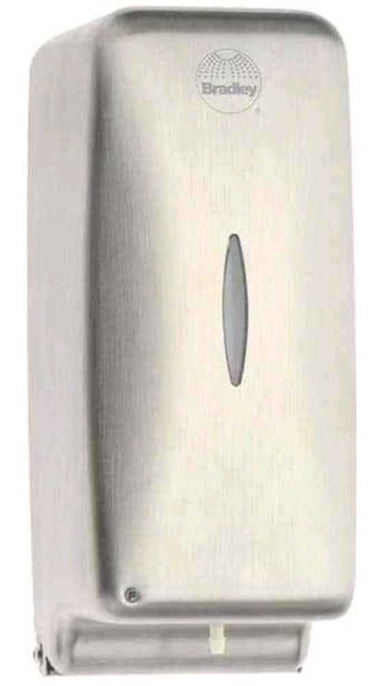 Bradley 6A00-110000 Wall Mount Stainless Touch Free Gel & Liquid Soap Dispenser