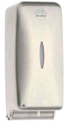 Bradley 6A00-110000 Wall Mount Stainless Touch Free Gel & Liquid Soap Dispenser