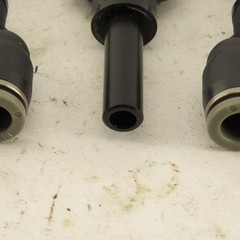 5/16″ Male Stem x 5/16″ Push To Connect Tube Nylon Wye Y Fittings Lot Of 3