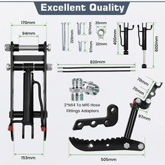 Mini Excavators Hydraulic Thumb Clip, Thumb Below 3 Tons with L-Shaped Bracket
