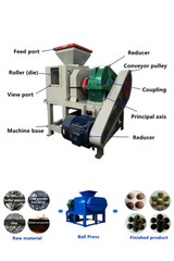 Energy Saving Slag/Coal Powder and Lump Briquette Making Machine Ball Press