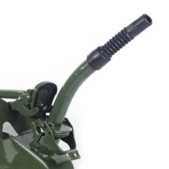 5 Gallon 20L Gasoline Army Green Jerry Can Military Metal Steel Tank Backup USA