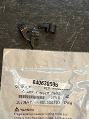 ckm23lp nos poor packaging pack of 3pcs m6x1 clamp finger