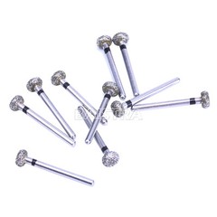 10pcs AZDENT Dental FG High Speed Diamond Burs Circular Wheel WR-13S