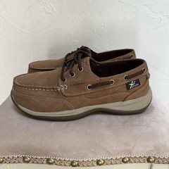 Rockport Works Sailing Club Steel Toe Leather Work Shoes Met Guard Men’s 6.5M