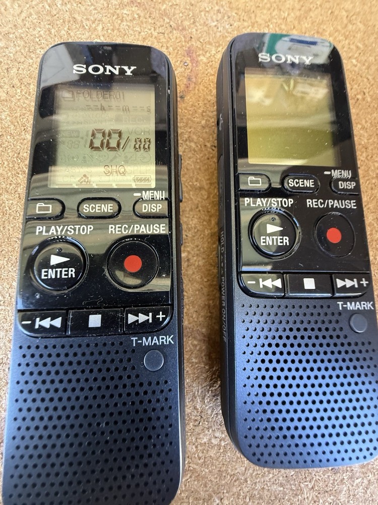 Sony Digital Voice Recorder ICD-PX312 IC Recorder T-Mark (2 PCs)