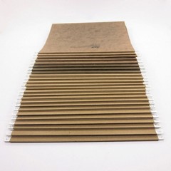 25 Hanging File Folders with 25 Tabs, Letter Size, Beige, Assorted