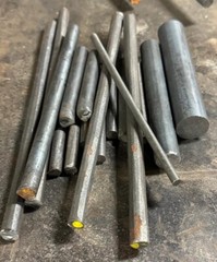 6+ # STEEL 1″ 3/4″ 1/2″ 3/8″ 1/4″ Blacksmith iron solid round bar metal stock