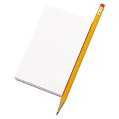 UNIVERSAL SCRATCH PADS UNRULED 3 X 5 100 SHEETS 12/PACK UNV35613 – WHITE
