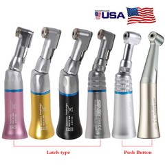 Dental Low Speed Handpiece Contra Angle Straight Air Motor / 4:1 Hygiene Prophy