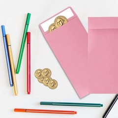 100 Pcs 3.5×6.5 Inch Paper Money Envelopes for Cash Coin Seeds Small Items