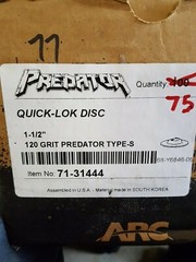 1-1/2″ LARGE LOT – Change Disc Type S Various Grits – Free Shipping in the USA
