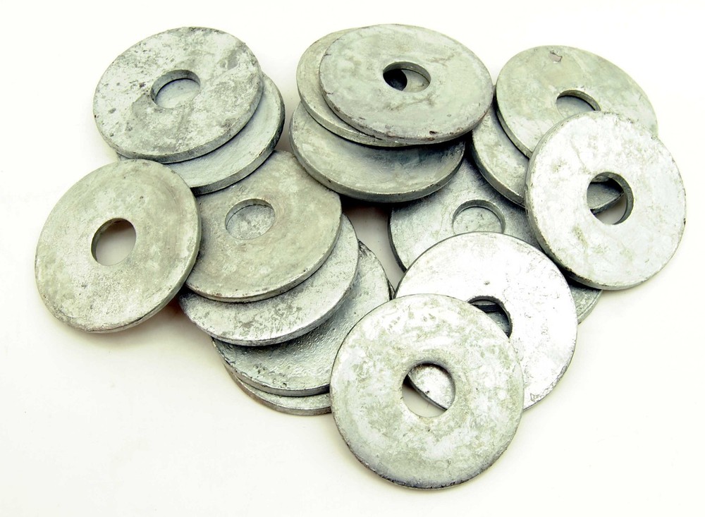 (20) Galvanized 3/4 x 3 Heavy Dock Washer 1/4″ Thick – 3″ Diameter HDG