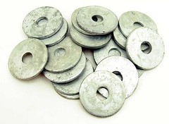 (20) Galvanized 3/4 x 3 Heavy Dock Washer 1/4″ Thick – 3″ Diameter HDG