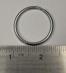 1″ – 2″ (25mm-50mm) 304 Stainless Steel Split Rings, Key Rings – 4 pieces