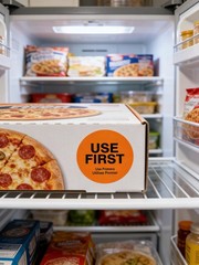 500 Pcs 1.5 Inch Use First Stickers – Dot Pharmacy Labels inch, Orange