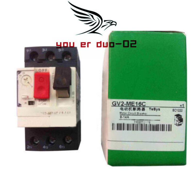 New Schneider Motor Circuit Breaker GV2ME16C 9-14A (substitute GV2ME16)