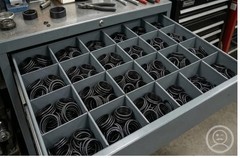 E70439 O-Ring EPDM 70A EPDM Rubber Seals (Pack of 10)