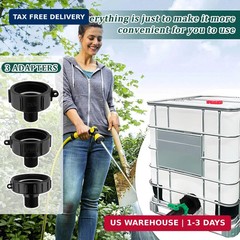275-330 Gallon IBC Tote Hose Adapter, 3 Sizes IBC Tote Adapter Top Selling