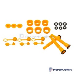 3x Gas Can Replacement Spout Nozzle Vent Kit For Old Style Cap7 Plastic Gas Cans