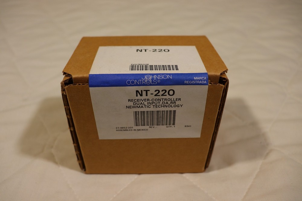 New Johnson Controls NT-220 Dual Input Receiver Controller Direct Acting DA RR