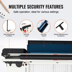 VEVOR Paper Cutter 12″ A4 Guillotine Paper Trimmer 400 Sheet Capacity Metal Base
