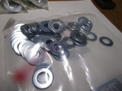 M10 x20mm OD DIN 125 Low Carbon Zinc Steel Type A Gen Purpose Flat Washer QTY 50