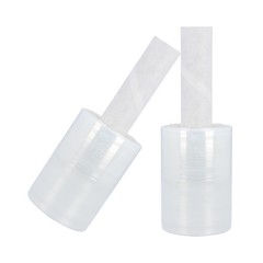 12 Rolls 5″x700′ 120 Ga Extended Core Mini Stretch Wrap Banding Film Clear