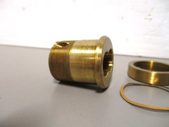 Best Access 35H Mortise Lock Lock Cylinder with Trim Ring Brushed Brass