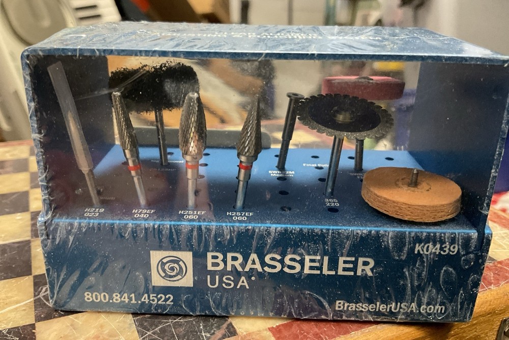 🦷 K0439 Brasseler USA Clear Aligner Adjusting & Polishing Kit System Set Bits