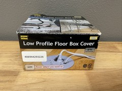 Hubbell RACO 6299 Round Floor Box Cover Kit 2 Lift Lids Fits 5511 Box NEW