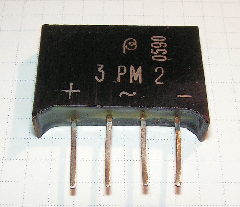 Baneasa 3PM2 3A 200V single phase bridge rectifier Lot-2pcs