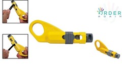 Coax Cable Radial Stripper Hand Powered Utility RG Cable Prep Tool