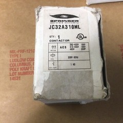 Springer Controls Company JC32A310ML Contactor 208 volt coil