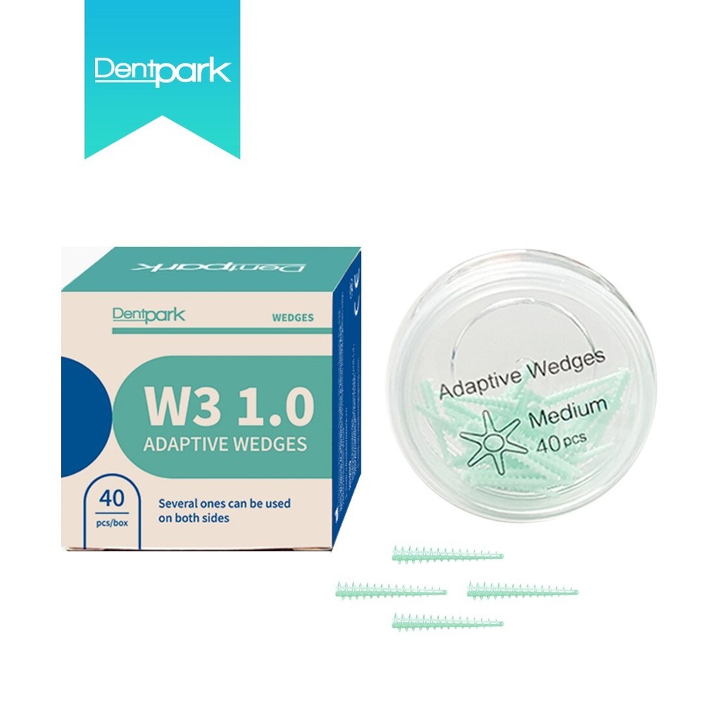 Dentpark/120pcs Dental Silicone Adaptive Interdental Wedges W3 sectional matrix