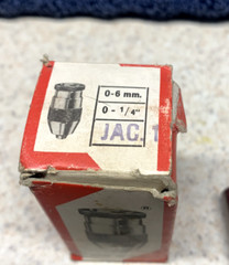 Machinist Tools: Mandrin 0-1/4″ Keyless Drill Chuck (NOS) 5/8″ Arbor Italy