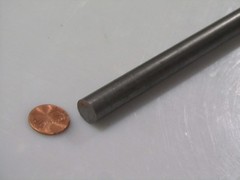 1045 Steel Rod (.500″) – 1/2″ Diameter x 2 Foot Length, 3 Units