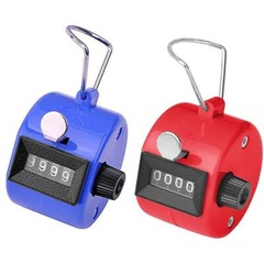 4 Digit Number Dual Clicker Golf Hand Tally Counter Handy Convenient Pack of 2