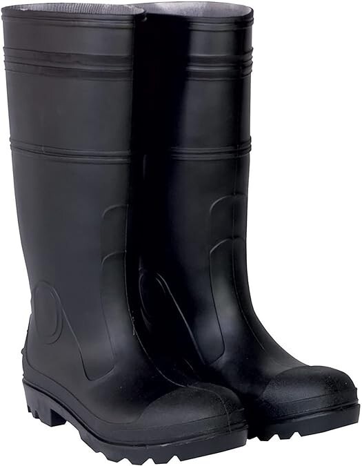Footwear Rubber Boot 100% Waterproof, Lightweight, Durable, Construction