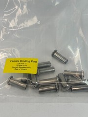 1/4-20 x 1″ Stainless Female Binding Post (Lot of 12) NEW Fast Ship