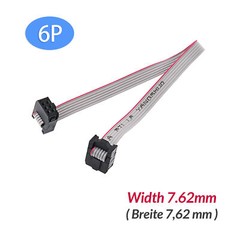 IDC 6-64 Pin Flat Ribbon Cable Female Connector 2.54mm Pitch,10cm,20cm~1M,3M,5M